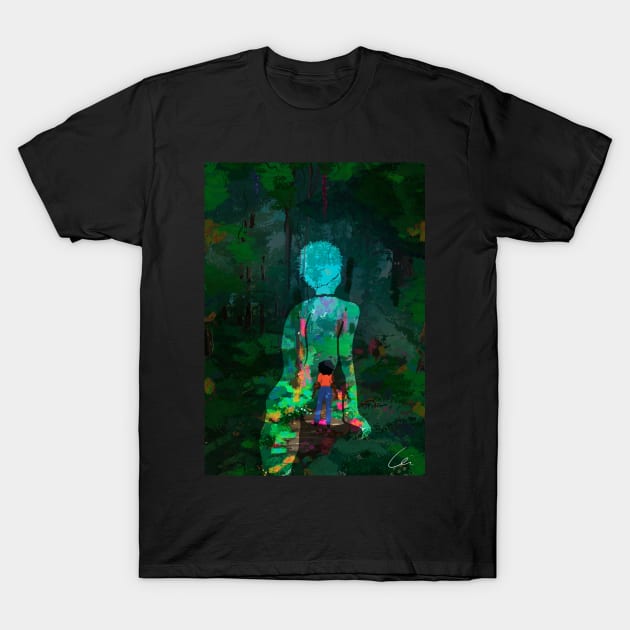 Blue Nature T-Shirt by Tasiadesigns